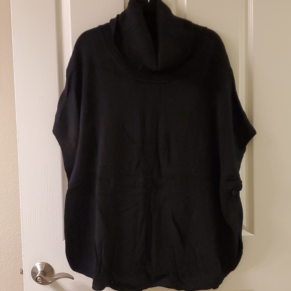 Poncho style sweater